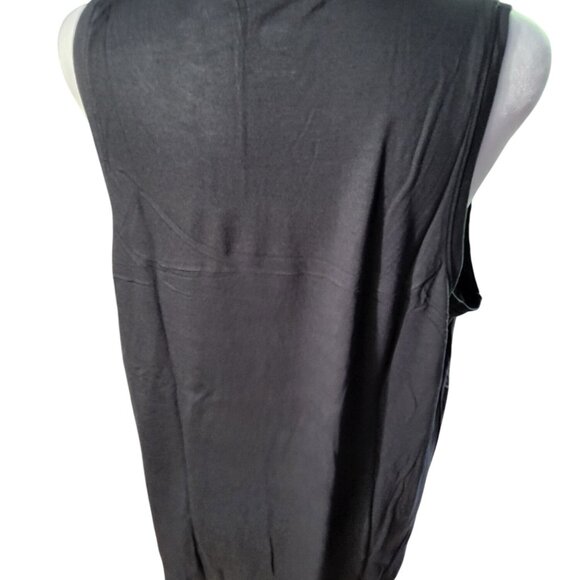 New Pair Womens Black and Relax,Recharge and Refill Your Water Bottle Sleeveless - Picture 8 of 10